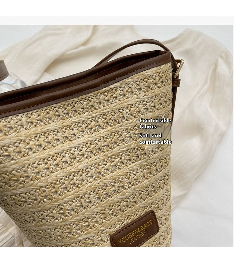 Summer Niche Women's Casual Beach Bucket Bag