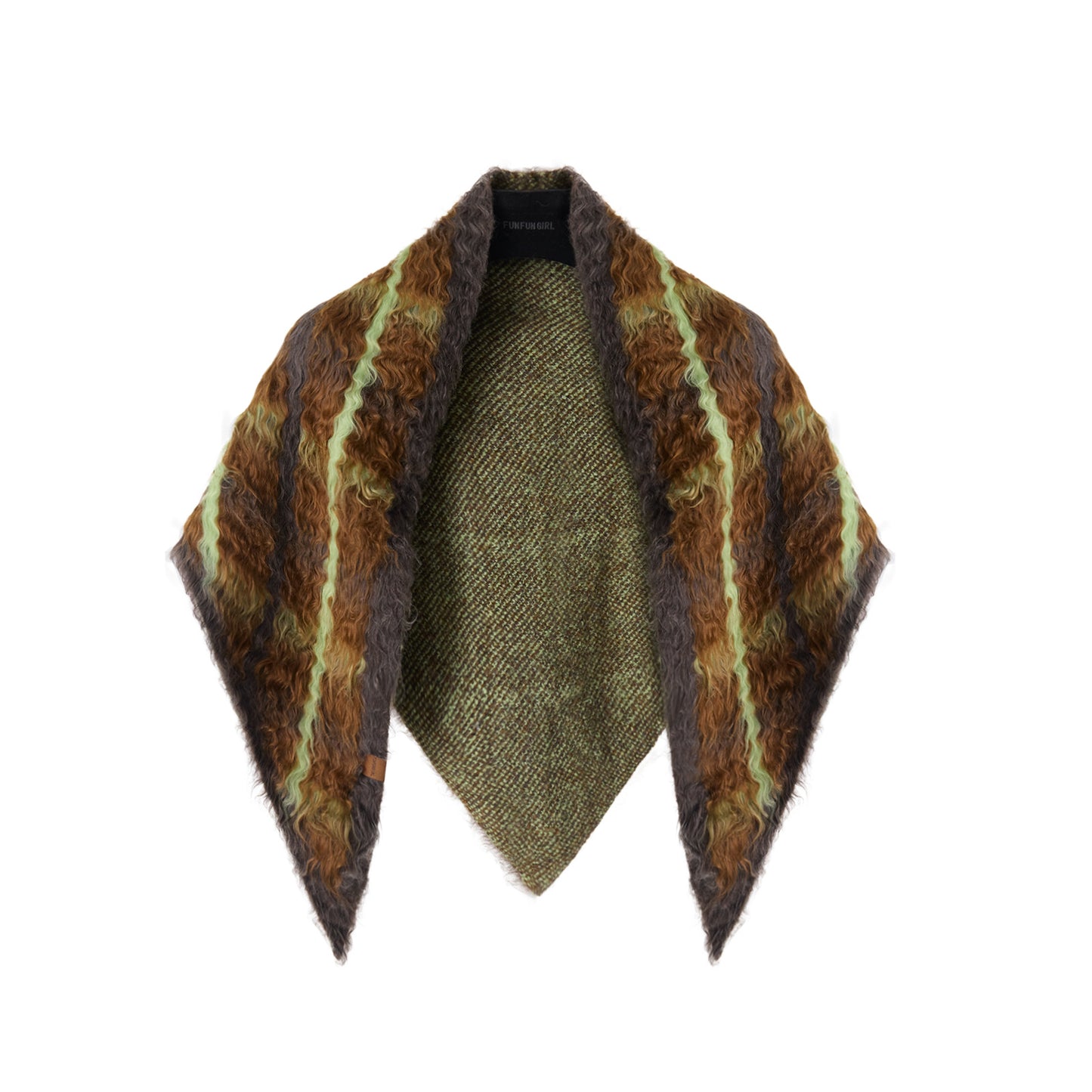 Cotton Wool Plaid Shawl Women's Warm Scarf