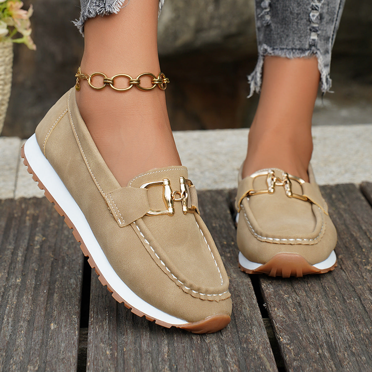 Casual Sports Shoes Foreign Trade Casual Ladies Oversized Shoes