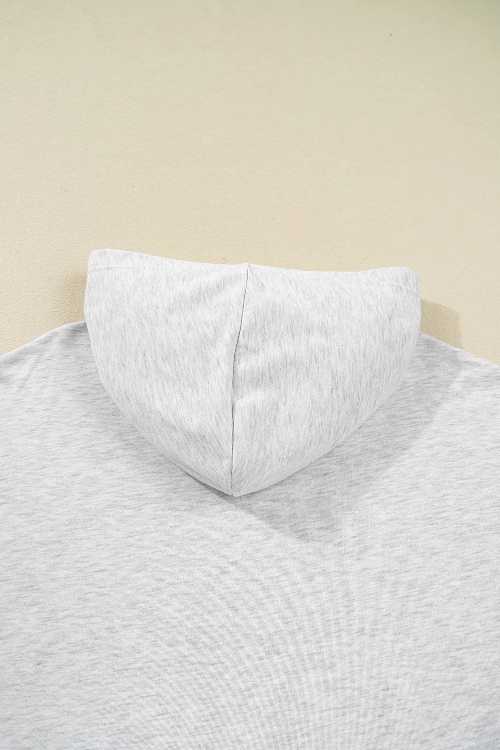Light Gray Camouflage Stitching Asymmetric Sleeves Plus Size Hoodie