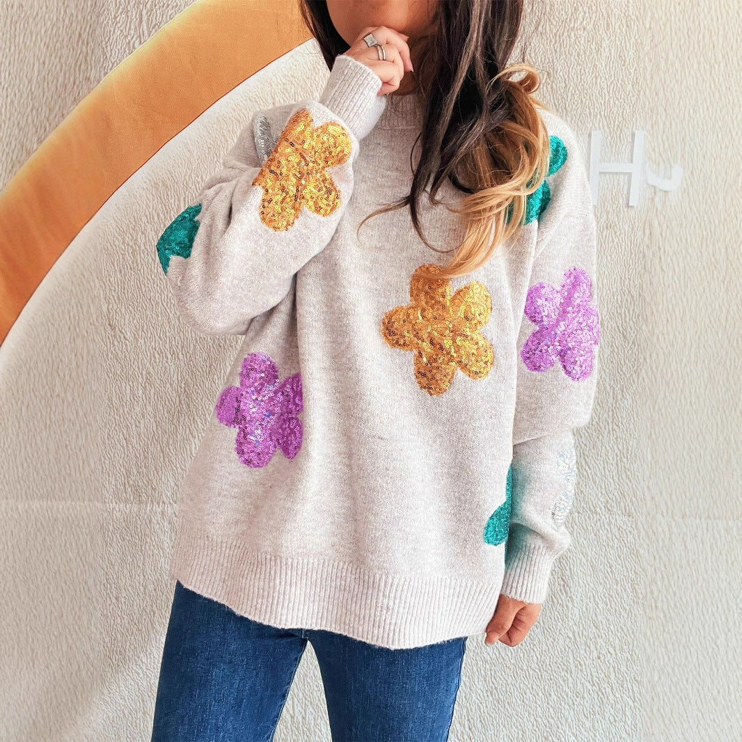 Casual And Sweet Knitwear Loose And Warm Women's Sweater