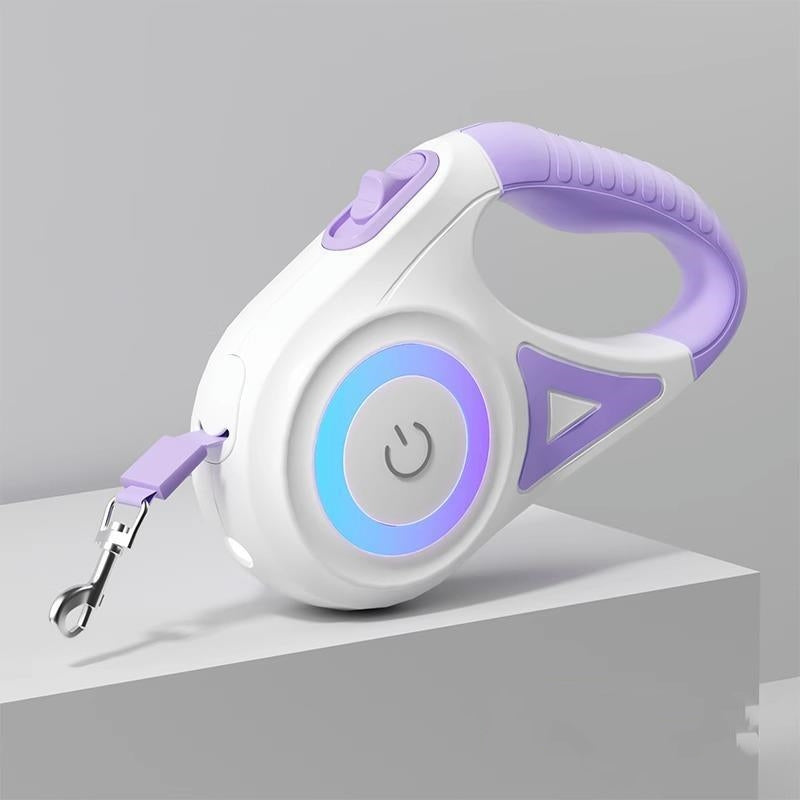 Retractable Luminous Automatic Hand Holding Rope Outing Pet Supplies