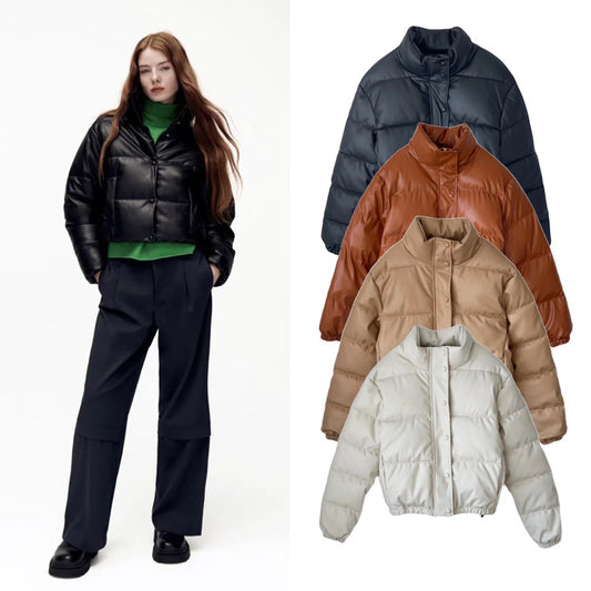 Casual Simple Style Imitation Leather Solid Color