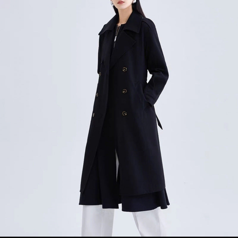 New Autumn Mid-Length Trench Coat For Women