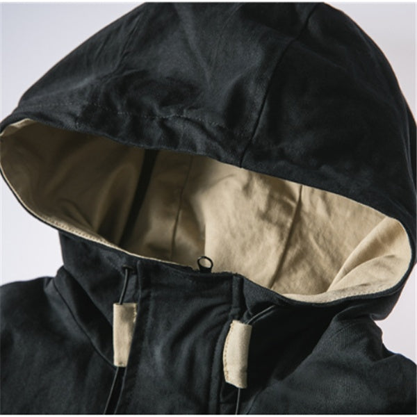 Text embroidery coat