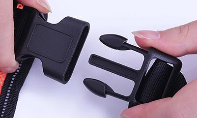 Adjustable dog traction chest and back