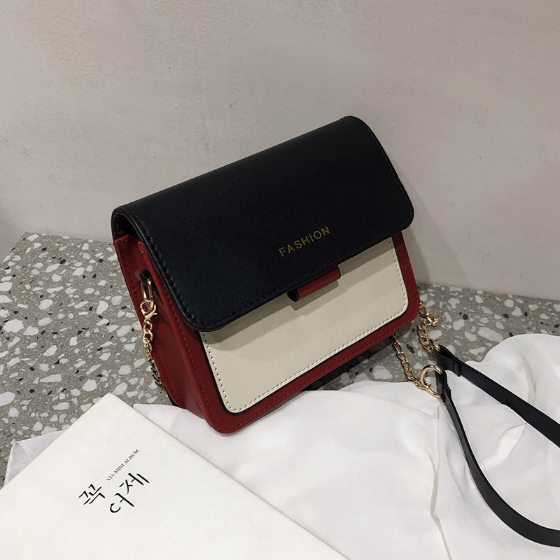 Women's Fashion Texture Versatile Chain Messenger Bag