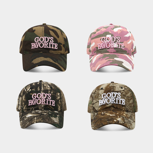 American Retro Baseball Cap Outdoor Jungle Camouflage Distressed