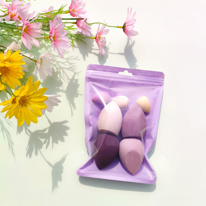 Macaron Bag Dopamine Cosmetic Egg Flocking Powder Puff