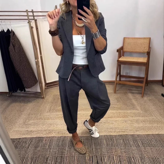 Women's Casual Commuting Suit Set