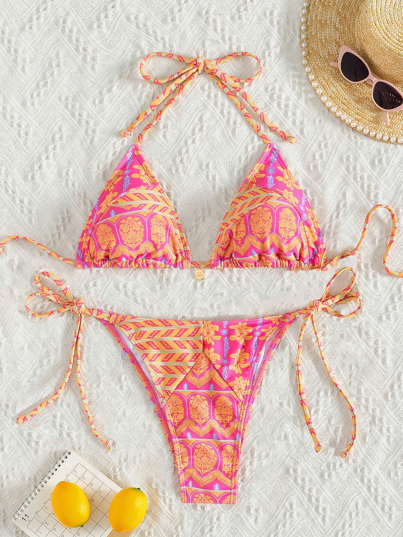 Lace-up Swimwear Deluxe Bikini Set