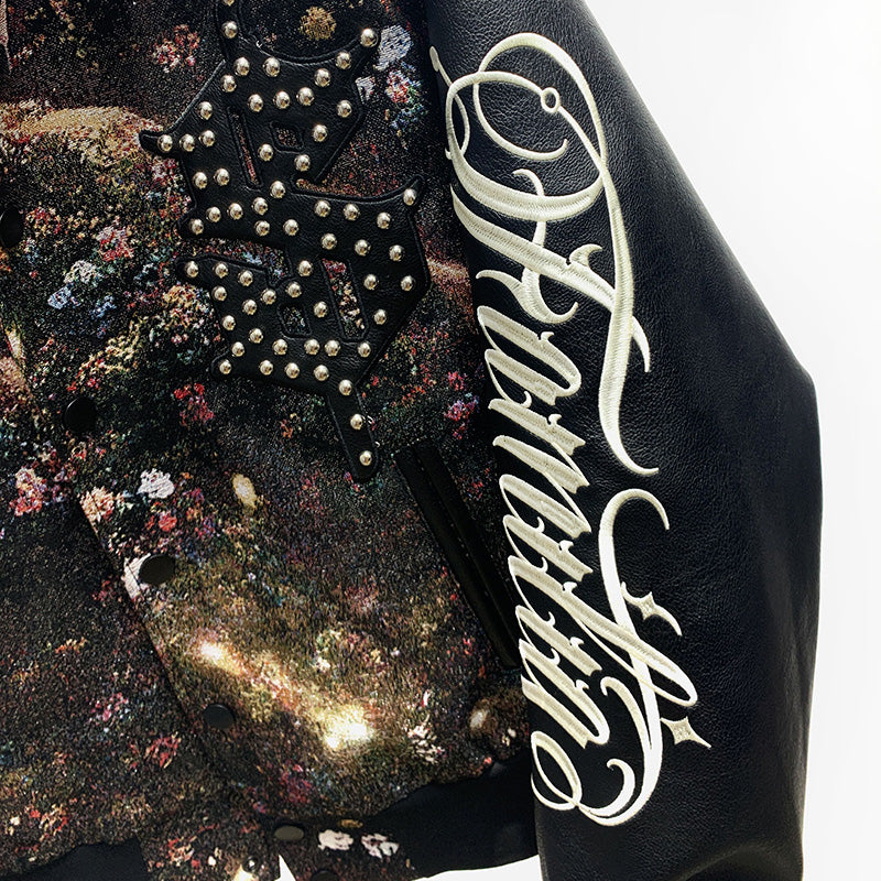 Machine Embroidery Jacket Loose Fashion Baseball Uniform