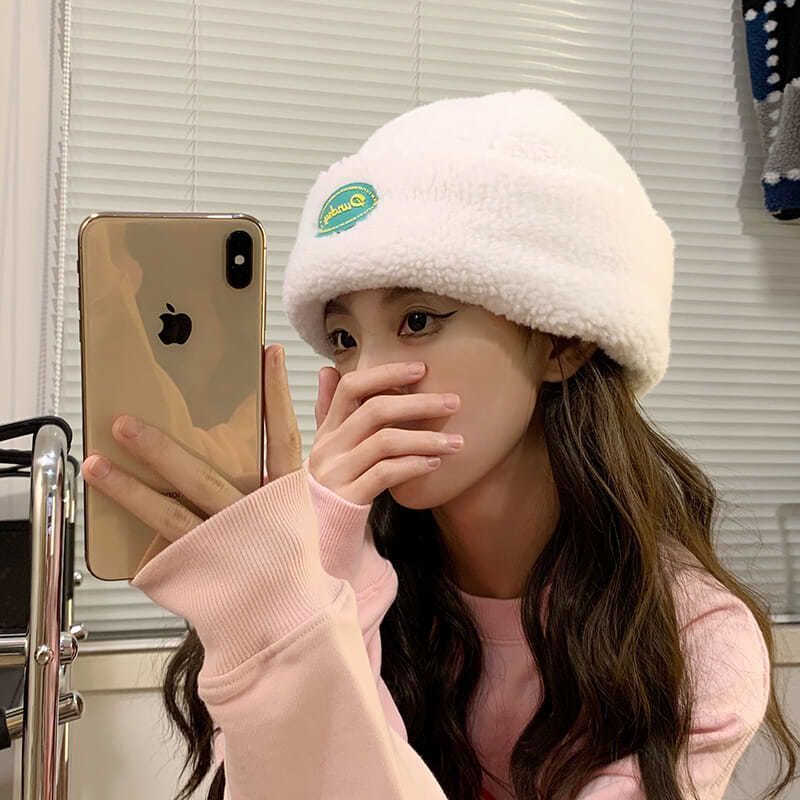 Women's Autumn And Winter Fashion Lamb Wool Hat
