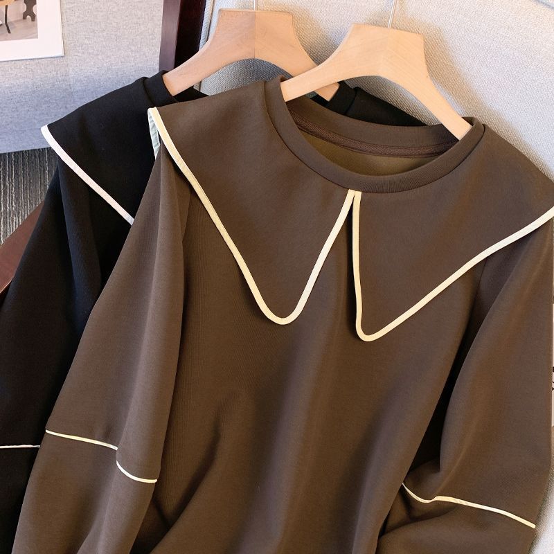 Krave Sweater Dame Casual Løs Slankende Mellemlang Fleecejakke