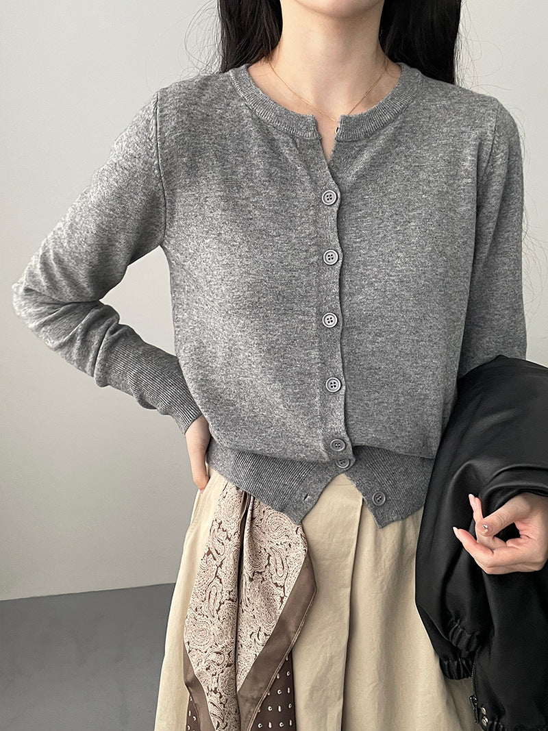 Gentle Pink Sweater Women's Soft Glutinous Skin-friendly Sweater