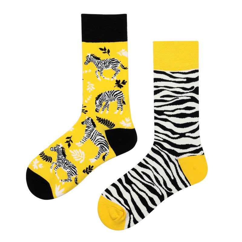 Animal Pattern Puppy Cat AB Asymmetric Mandarin Duck