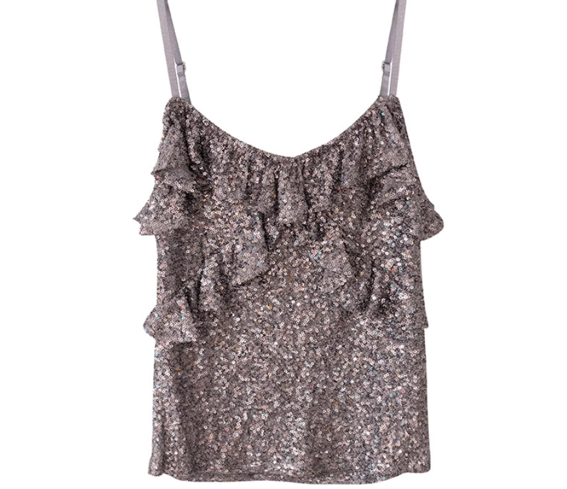 Heavy Industry Glitter Sexy Pure Style Vest