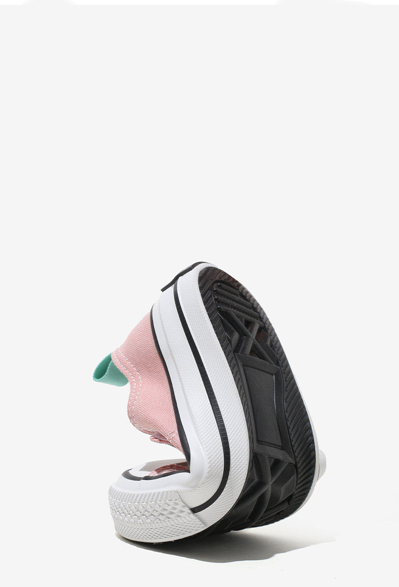 Children's Canvas Shoes, Girls' Casual Shoes, Color Matching And Breathable