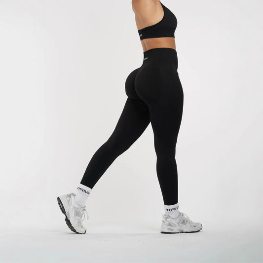 Yoga Pants Tight Seamless High Waist Hip Lifting Sport Fitness Pants