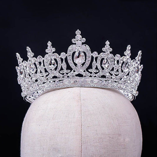 New Hot-selling Retro Headdress Peach Heart-shaped Round Crown