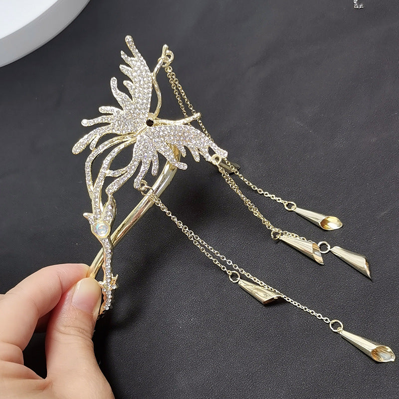 High-grade Metal Hairpin Fringed Disc