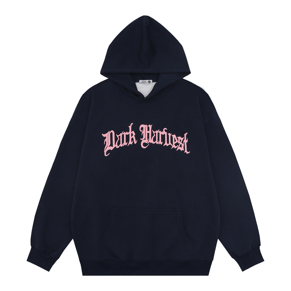 Five-pointed Star Letter Printed Hoodie