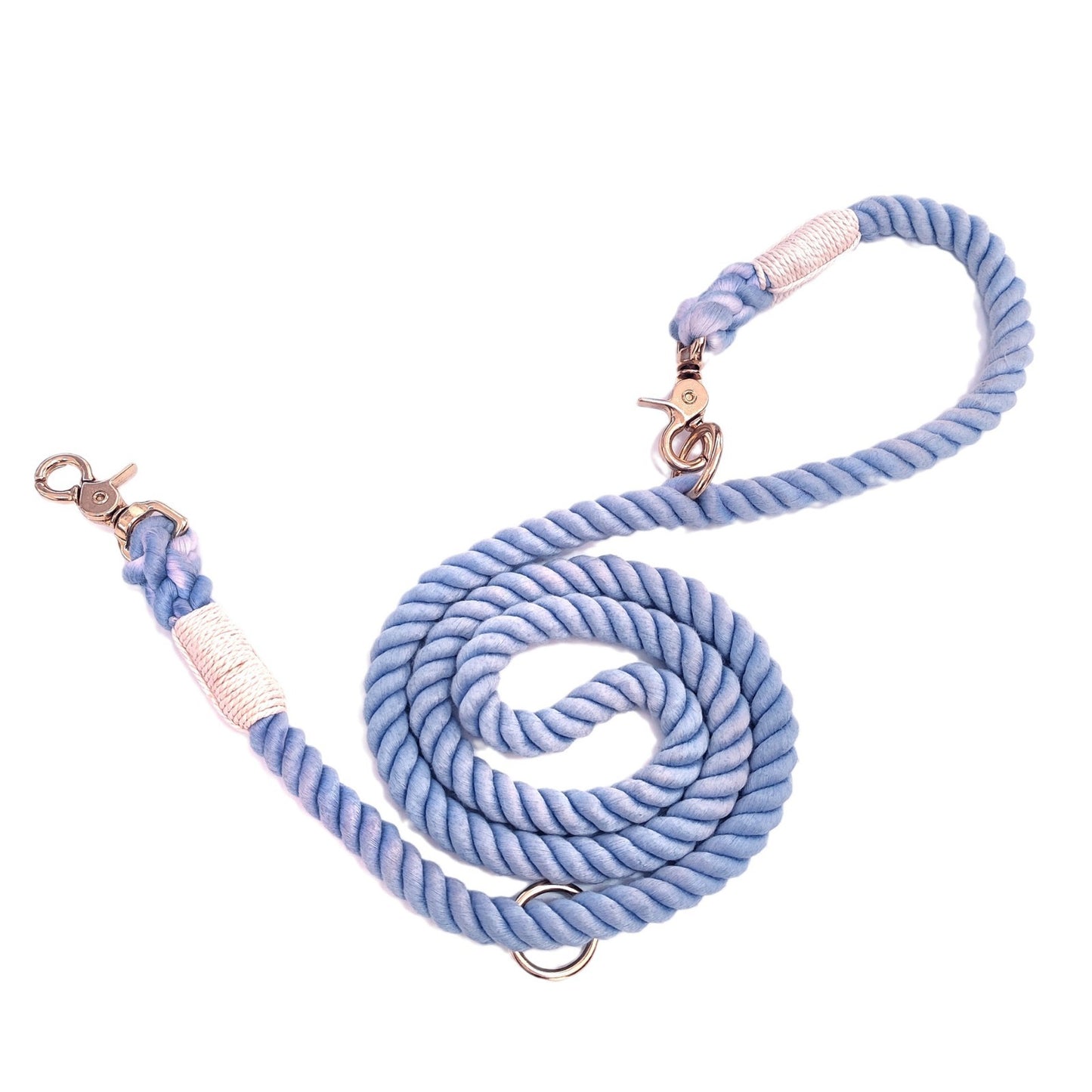 Cotton Segment Dyed Pet Hand Holding Rope Multifunctional