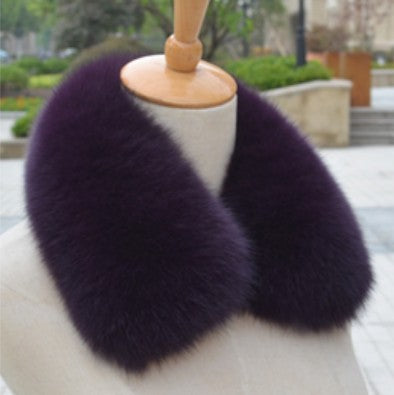 Fox Fur Collar Real Hairy Raccoon Fur