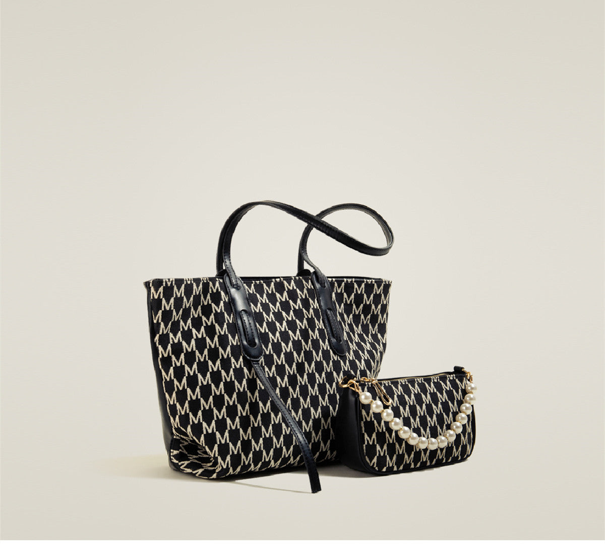 Stor Kapacitet Fashion Skuldertaske