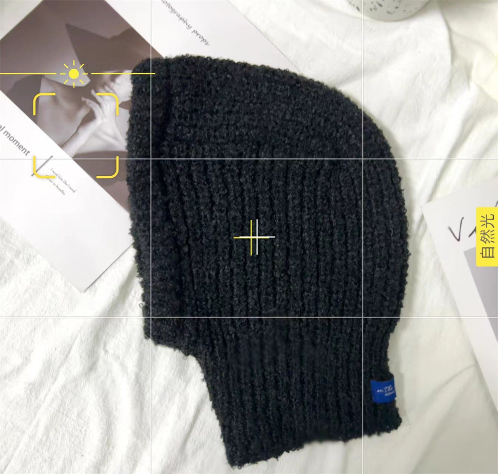 One-piece Bib Pullover Hat