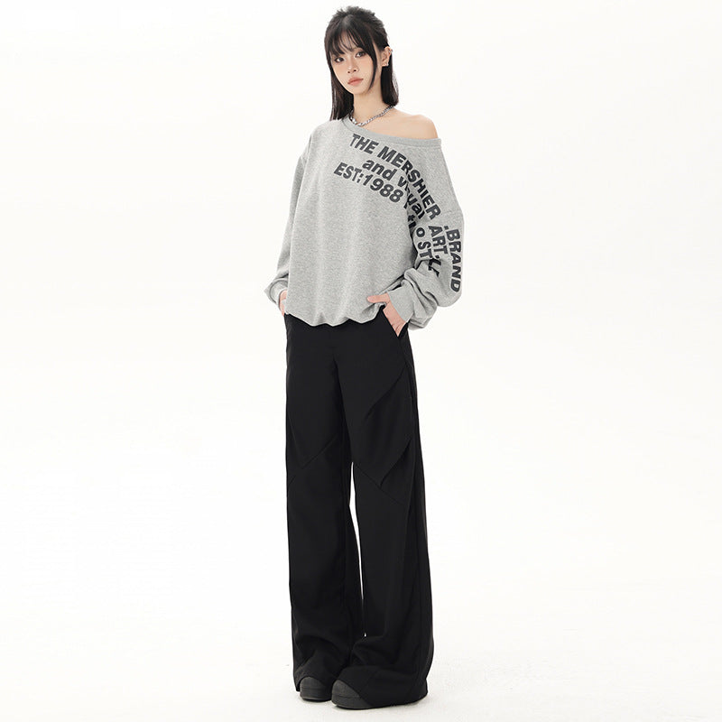 Women's Casual Horn Style In Black Casual Trousers