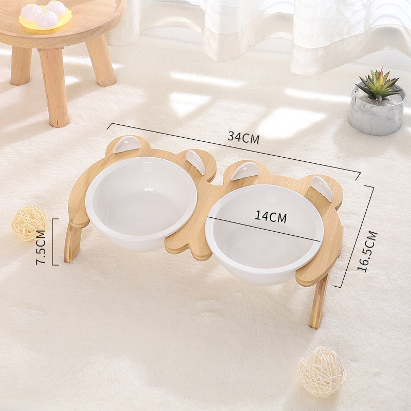 Cervical Spine Tilt Ceramic Cat Basin