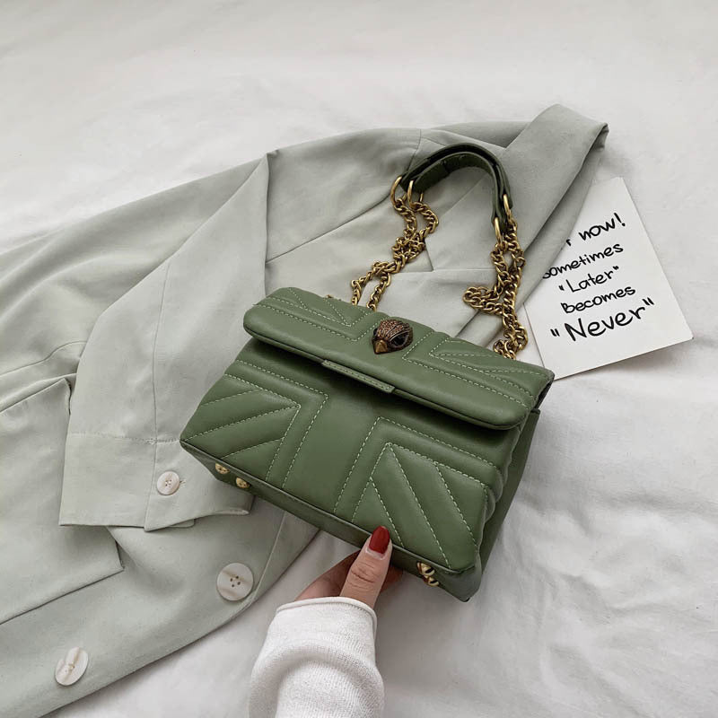 Women's Retro Solid Color Armpit Bag Portable Shoulder
