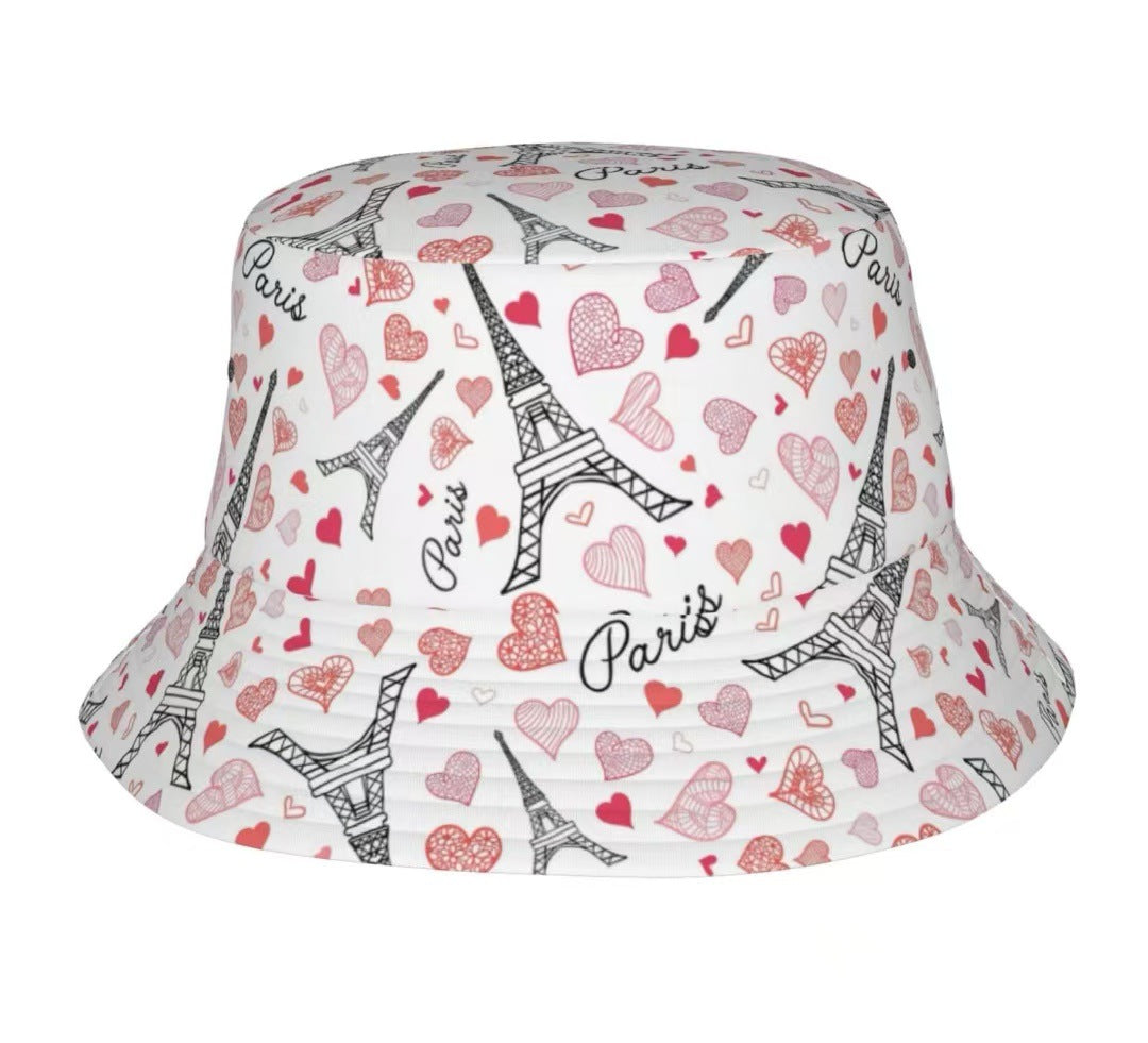 Creative Pattern Series Double-sided Wear Sunshade Breathable Bucket Hat
