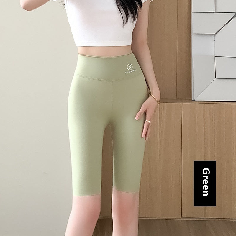 High Waist Shaping Weight Loss Pants Tight Five Points