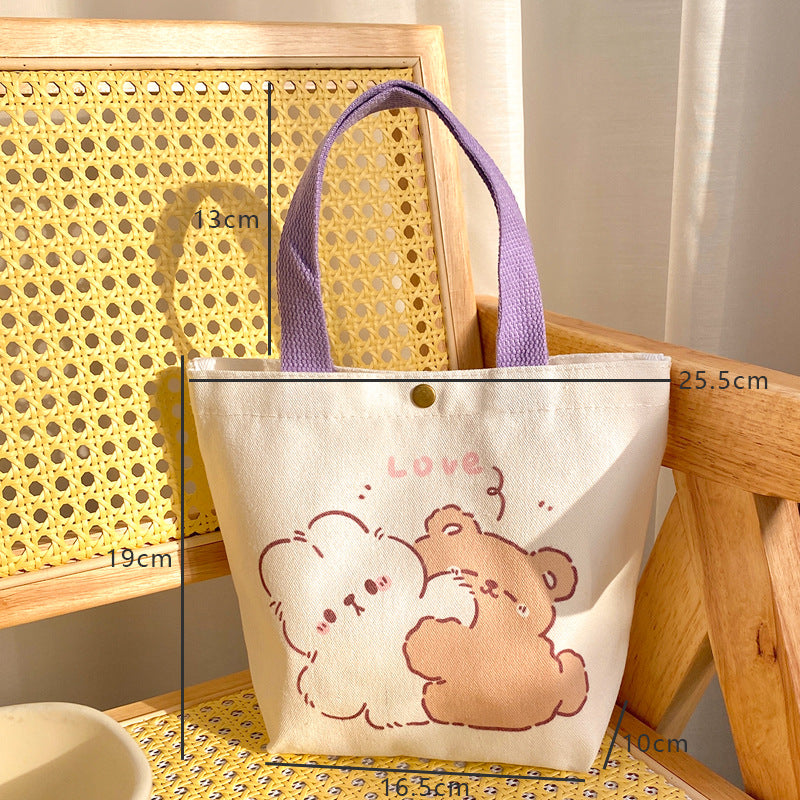 Women's Simple Large-capacity Foldable Canvas Bag