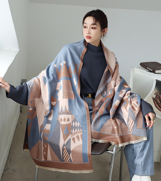 Women's Double Face Cashmere Scarf