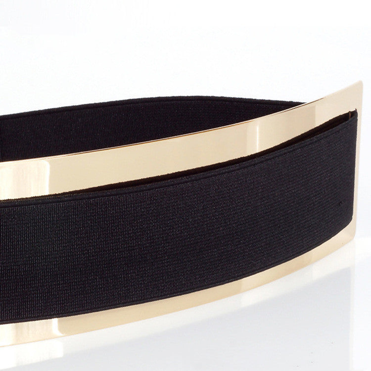 Ladies Decorative Fashion Sequin Mirror Iron Belt