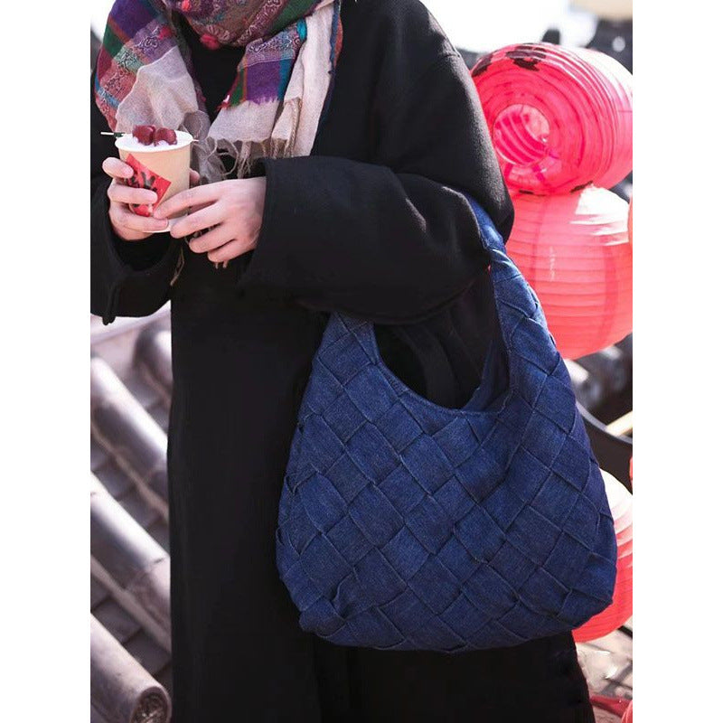 Bags Retro Denim Bag Casual Large Capacity