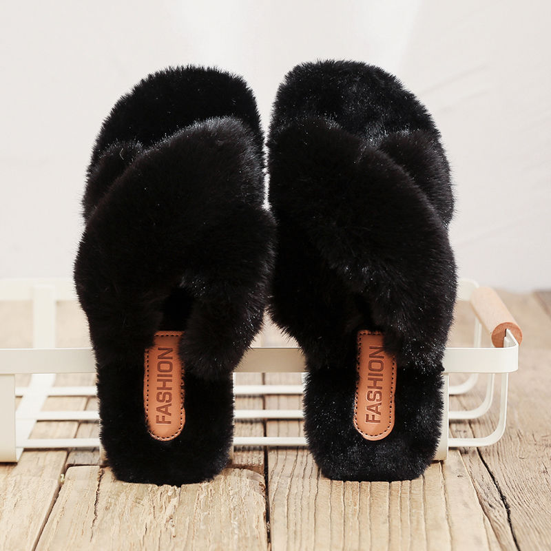 Cotton Slippers Female Cute Net Red Ins