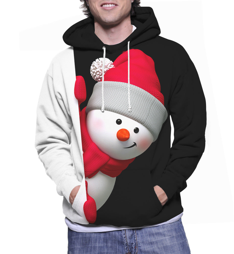 Long Sleeve Christmas Snowman Sweatshirt