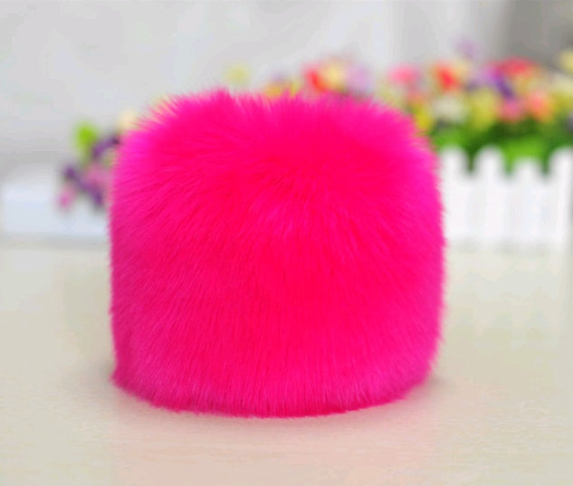 Warm sleeves fur fur cuff gloves windproof cuffs bracelets imitation rabbit fur imitation fox fur wristbands hand ring