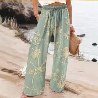 Casual Wide Leg Sports Trousers