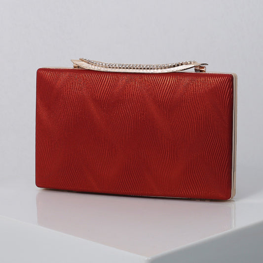 Dinner Party Fashion One-shoulder Clutch Dress All-match Small Square Bag