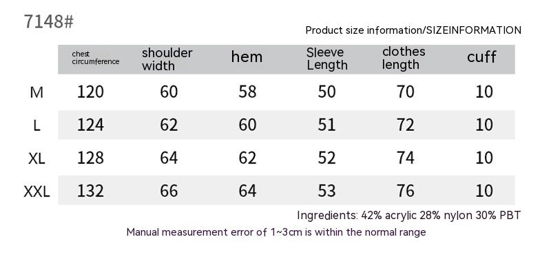Retro Fashion Brand Contrast Color Letter Tassel Sweater Men