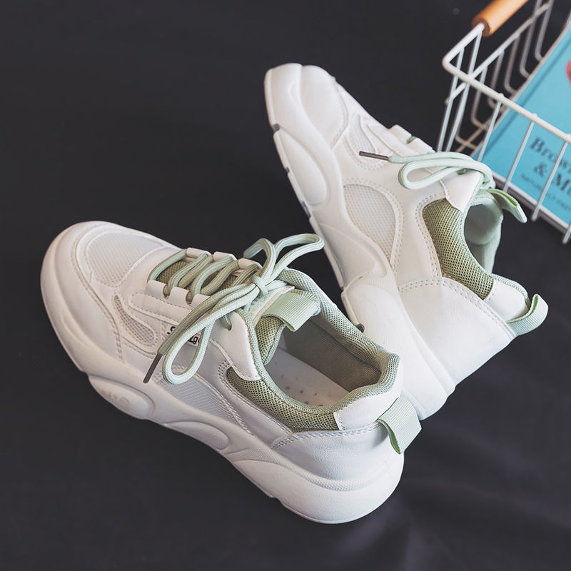 Korean Version All-match Running Mesh White Casual Shoes