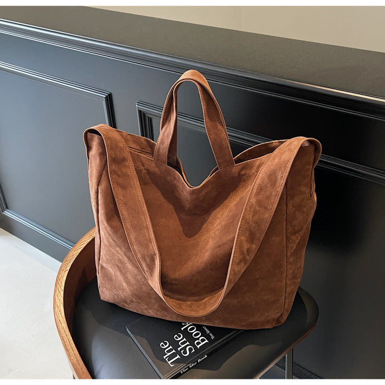Retro Large Capacity Commute Leisure All-match Shoulder Bag