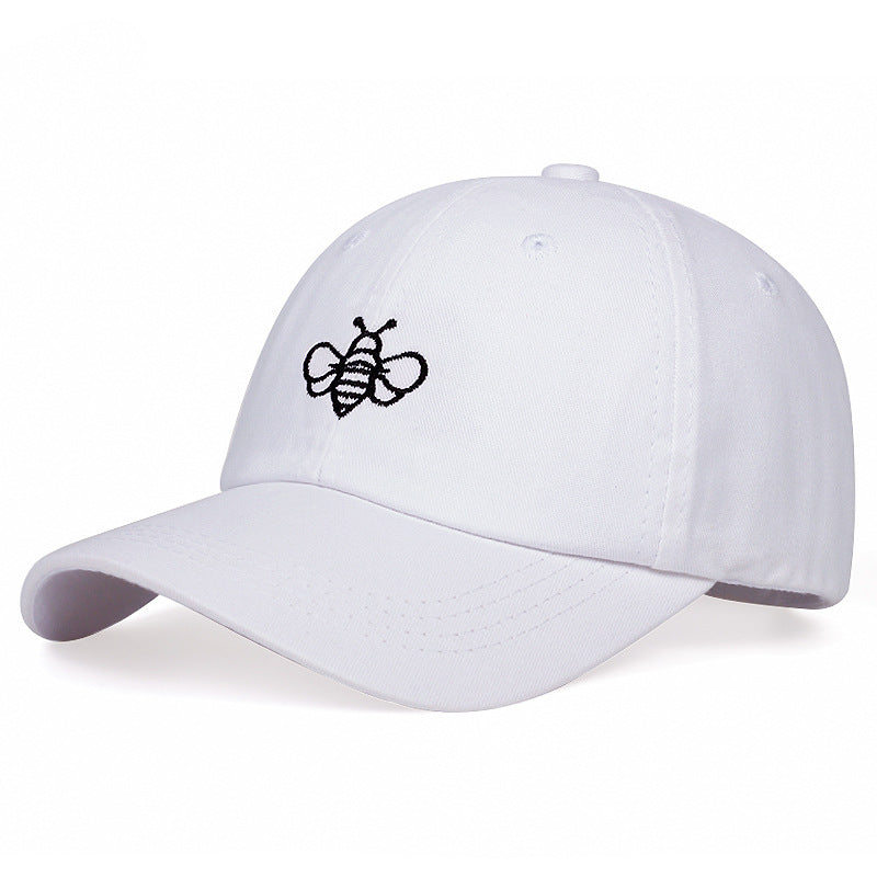 Cartoon Bee Embroidered Baseball Sun Hat