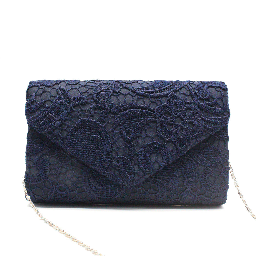 Convenient, Beautiful And Fashionable Lace Dinner Bag With Cover