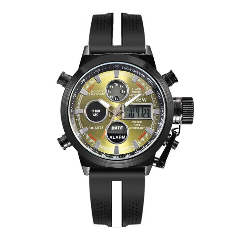 Men's Fashion Belt Multi-functional Watch